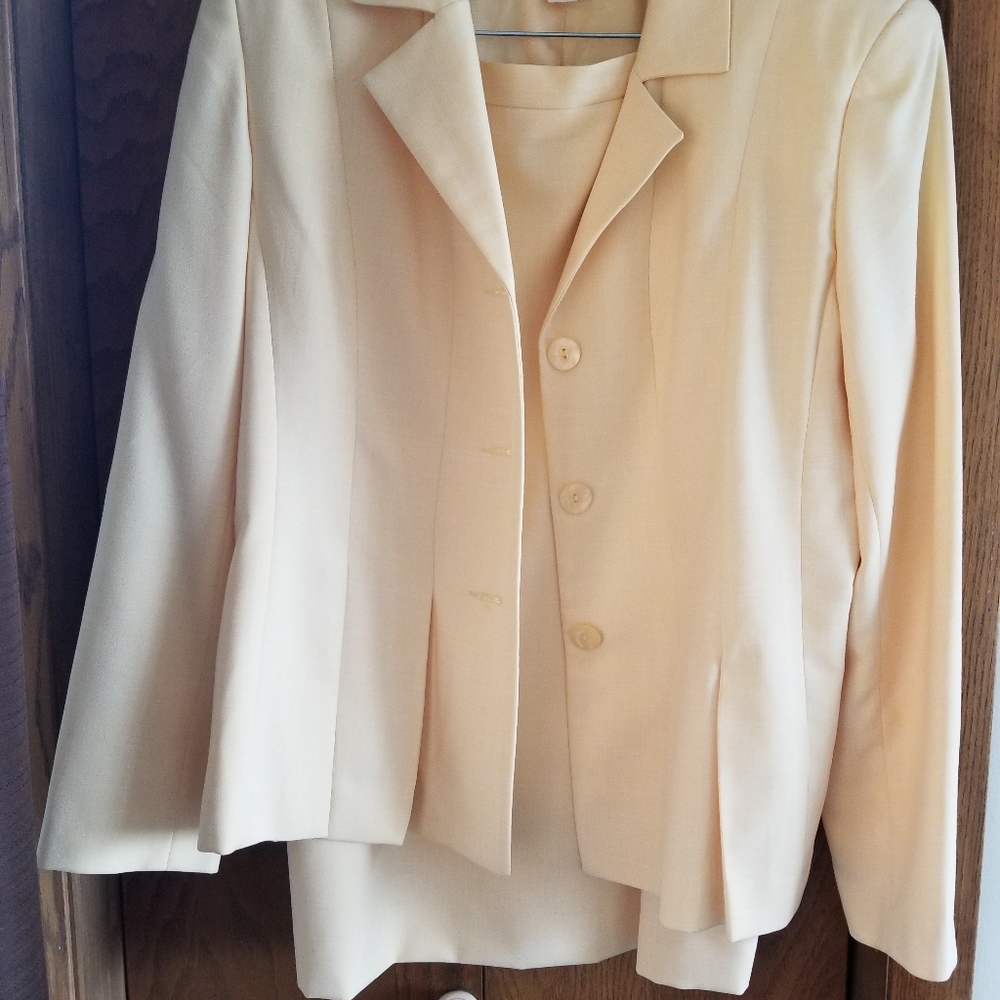 Yellow Worthington Jacket and Skirt